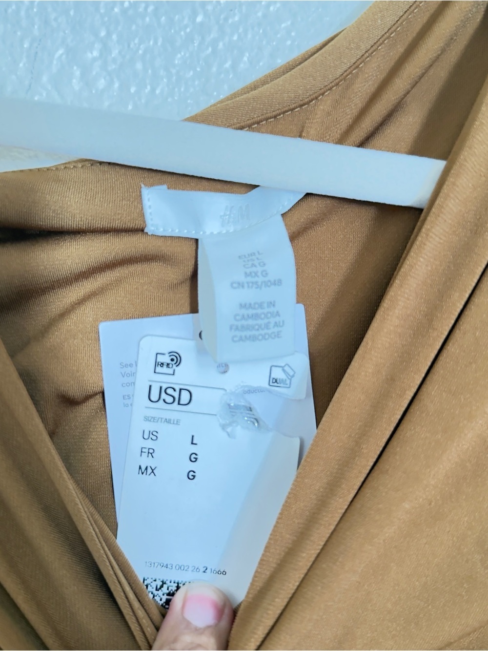 H&M DRAPED ONE-SHOULDER DRESS - Picture 11 of 16